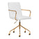 Cosmetic chair QS-OF211G gold light grey