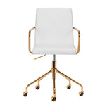Cosmetic chair QS-OF211G gold light grey