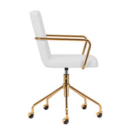 Cosmetic chair QS-OF211G gold light grey