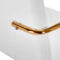 Cosmetic chair QS-OF211G gold light grey