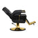 Hair System New York barber chair black gold