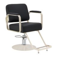 Kappersstoel Omega Aurora zwart