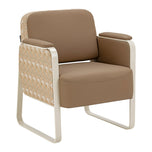 Waiting room chair Omega Grandeur light brown