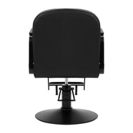 Kappersstoel Omega Luna zwart