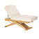 SPA lounger Sillon Siesta cream with light brown base