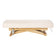 SPA lounger Sillon Siesta cream with light brown base