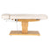 Ligbed Sillon Relax crème met lichtbruine basis