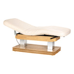 SPA ligbed Sillon Comfort crème met lichtbruine onderstel
