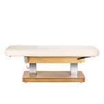 SPA ligbed Sillon Comfort crème met lichtbruine onderstel