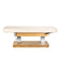 SPA ligbed Sillon Comfort crème met lichtbruine onderstel