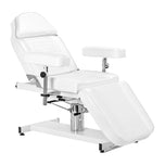 Cosmetische hydraulische stoel Sillon A 210DH met wieg wit