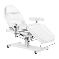 Cosmetische hydraulische stoel Sillon A 210DH met wieg wit