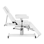 Cosmetische hydraulische stoel Sillon A 210DH met wieg wit