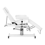 Cosmetische hydraulische stoel Sillon A 210DH met wieg wit