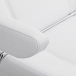 Cosmetic chair Azzurro Lux 3 motors white with heating