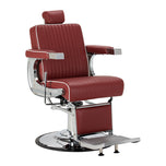 Gabbiano Visionerio kappersstoel rood chroom frame