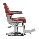 Gabbiano Visionerio kappersstoel rood chroom frame