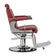 Gabbiano Visionerio kappersstoel rood chroom frame