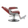 Gabbiano Visionerio kappersstoel rood chroom frame