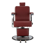 Gabbiano Visionerio Friseurstuhl rot Chromrahmen
