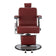 Gabbiano Visionerio kappersstoel rood chroom frame