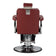 Gabbiano Visionerio kappersstoel rood chroom frame