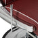 Gabbiano Visionerio kappersstoel rood chroom frame