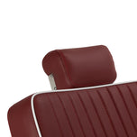 Gabbiano Visionerio kappersstoel rood chroom frame