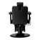Gabbiano Visionerio barber chair black with black frame