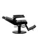 Gabbiano Visionerio barber chair black with black frame