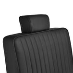 Gabbiano Visionerio barber chair black with black frame