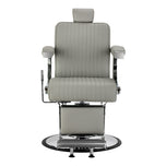Gabbiano Visionerio Friseurstuhl grau Chromgestell