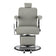 Gabbiano Visionerio Friseurstuhl grau Chromgestell
