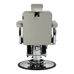 Gabbiano Visionerio Friseurstuhl grau Chromgestell