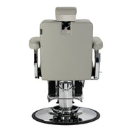 Gabbiano Visionerio Friseurstuhl grau Chromgestell