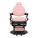 Barber chair Gabbiano President pink with black base