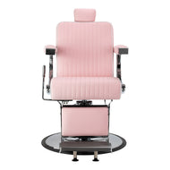 Gabbiano Visionerio Friseurstuhl rosa Chromgestell