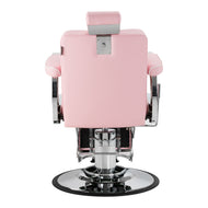 Gabbiano Visionerio Friseurstuhl rosa Chromgestell