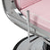 Gabbiano Visionerio Friseurstuhl rosa Chromgestell