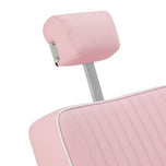 Gabbiano Visionerio Friseurstuhl rosa Chromgestell