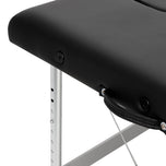 BALANCE aluminium folding massage table 2 segment black