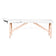 BALANCE wooden folding massage table 2 segment white