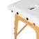 BALANCE wooden folding massage table 2 segment white