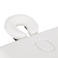 BALANCE wooden folding massage table 2 segment white