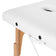 BALANCE wooden folding massage table 2 segment white