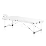BALANCE Aluminium-Klappmassageliege 3 Segmente weiß