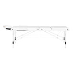 BALANCE Aluminium-Klappmassageliege 3 Segmente weiß