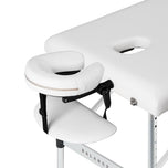 BALANCE Aluminium-Klappmassageliege 3 Segmente weiß