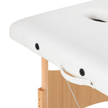 BALANCE wooden folding massage table 2 segment 190x70 white