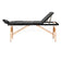 BALANCE wooden folding massage table 3 segment 190x70 black